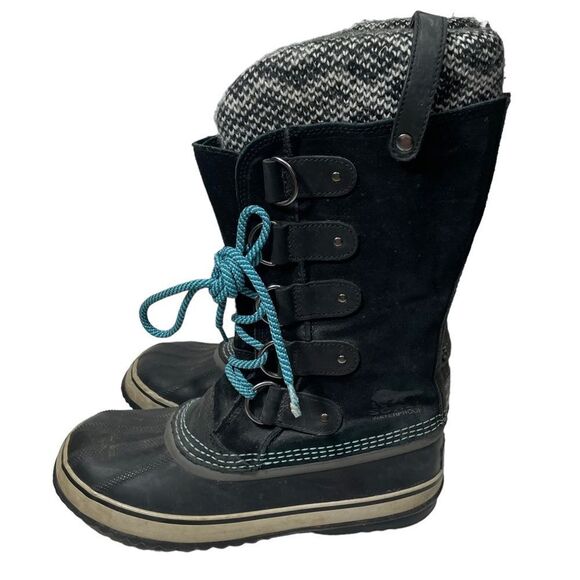 Sorel Joan of Arctic Black Waterproof Tall Winter Boots - Picture 1 of 10